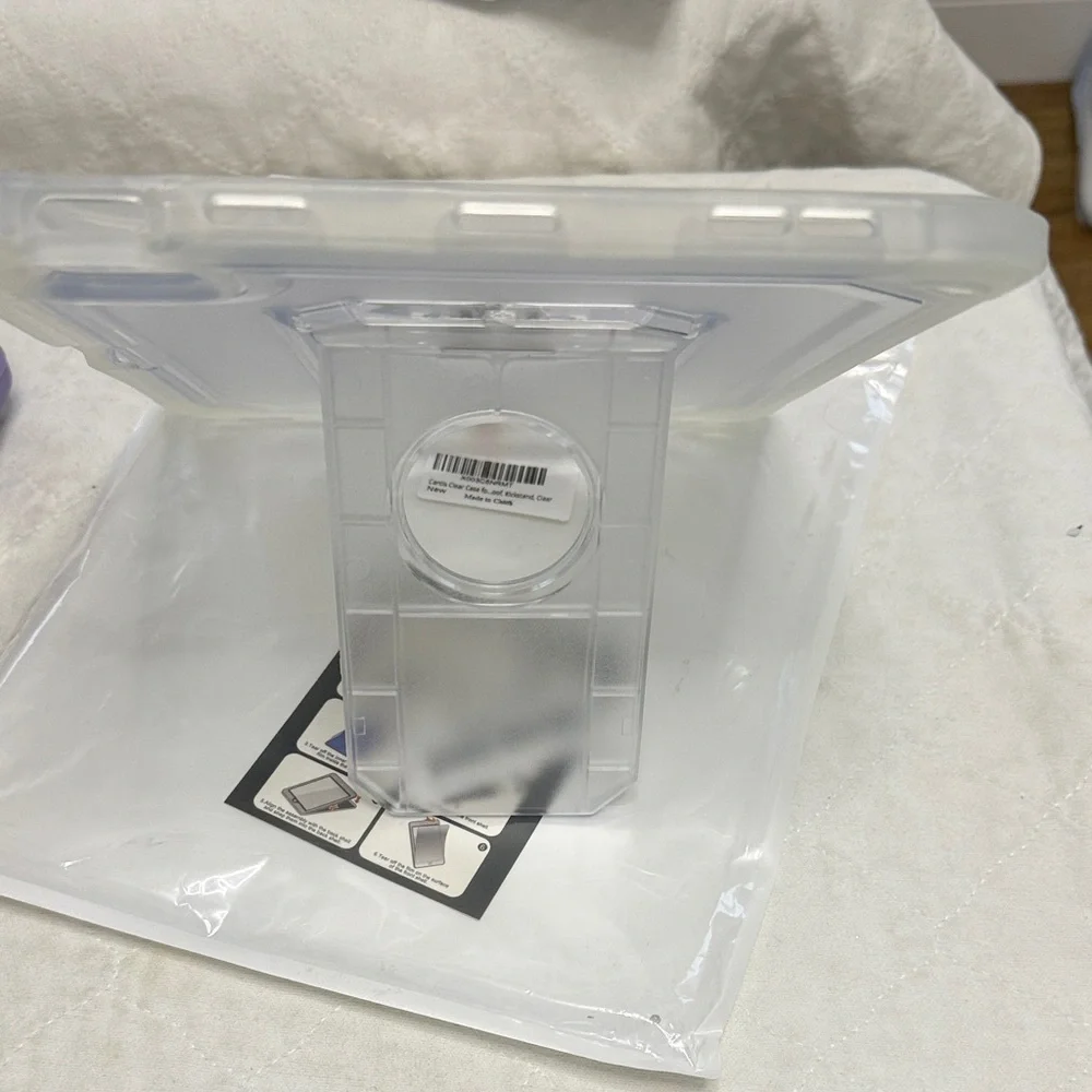 Clear iPad Case with Installation Guide
